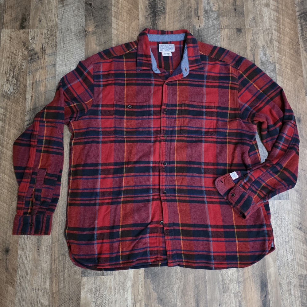 🔥 Lucky Brand Heavyweight Flannel Shirt – XXL – Rugged Classic Vibe
